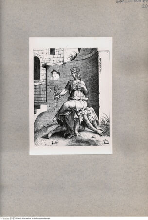 Vorderseite von  [http://creativecommons.org/publicdomain/mark/1.0/] Prudentia - , bh093432. Foto.