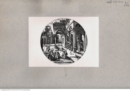 Vorderseite von  [http://creativecommons.org/publicdomain/mark/1.0/] Anbetung der Hirten - , bh093470. Foto.