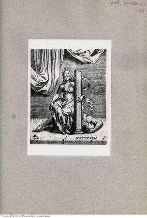 Vorderseite von  [http://creativecommons.org/publicdomain/mark/1.0/] Stärke (Fortitudo) - , bh093473. Foto.