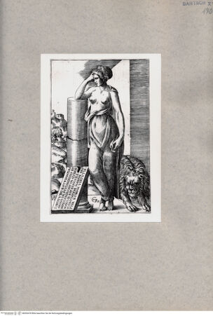 Vorderseite von  [http://creativecommons.org/publicdomain/mark/1.0/] Stärke (Fortitudo) - , bh093478. Foto.