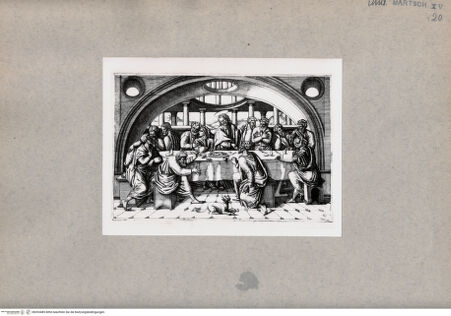 Vorderseite von  [http://creativecommons.org/publicdomain/mark/1.0/] Letzte Abendmahl - , bh093485. Foto.