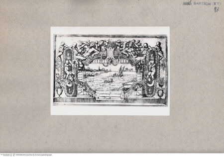 Vorderseite von  [http://creativecommons.org/publicdomain/mark/1.0/] Kartusche - , bh093486. Foto.