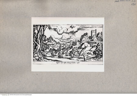 Vorderseite von  [http://creativecommons.org/publicdomain/mark/1.0/] Ingemit  Vrsa nephas, Caelumq vlulatibus implet - , bh093492. Foto.