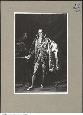 Vorderseite von Sopr. BAS NA [https://www.deutsche-digitale-bibliothek.de/content/lizenzen/rv-ez/] Joseph Bonaparte (Porträt) - Gesamtansicht, bh093602_recto. Foto.