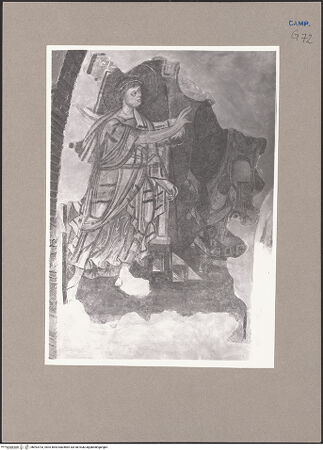 Vorderseite von Sopr. BAS NA [https://www.deutsche-digitale-bibliothek.de/content/lizenzen/rv-ez/] Szenen aus den Geburtsgeschichten Johannes' des Täufers und Jesu sowie Fragmente weiterer FreskenLinke Seitenapsis: Verkündigung an Zacharias und Stummheit des Hohepriesters - Gesamtansicht, bh093703_recto. Foto.