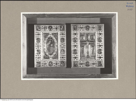 Vorderseite von Sopr. BAS NA [https://www.deutsche-digitale-bibliothek.de/content/lizenzen/rv-ez/] Einband des Evangeliars bischofs Alfanus - Rückseite und Fronseite, bh093723_recto. Foto.