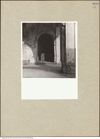 Vorderseite von Bibliotheca Hertziana [https://www.deutsche-digitale-bibliothek.de/content/lizenzen/rv-fz/] Cattedrale - Innen, Teilansicht, bh093912_recto. Foto: Lehmann-Brockhaus, Otto.