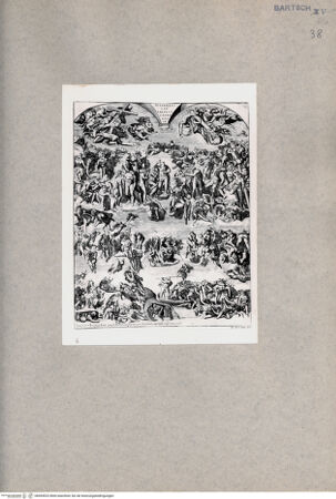 Vorderseite von  [http://creativecommons.org/publicdomain/mark/1.0/] Jüngste Gericht - , bh094523. Foto.