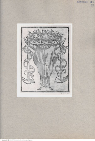 Vorderseite von  [http://creativecommons.org/publicdomain/mark/1.0/] Frontispiz ? - , bh094557. Foto.