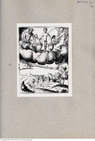 Vorderseite von  [http://creativecommons.org/publicdomain/mark/1.0/] Saturn und Amor - , bh094564. Foto.