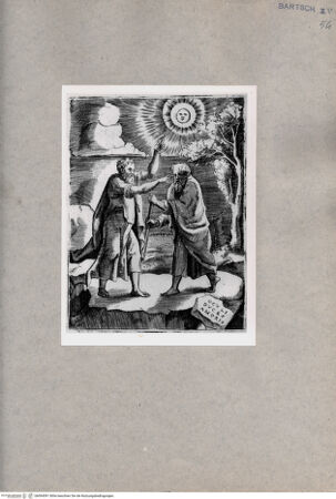 Vorderseite von  [http://creativecommons.org/publicdomain/mark/1.0/] Oculi duces amoris - , bh094591. Foto.