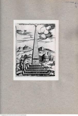 Vorderseite von  [http://creativecommons.org/publicdomain/mark/1.0/] Felix qui statuit bonum - , bh094597. Foto.