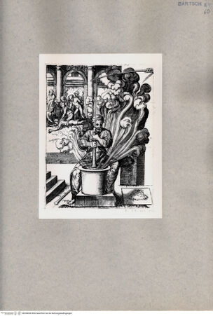 Vorderseite von  [http://creativecommons.org/publicdomain/mark/1.0/] Mann arbeitet mit Schießpulver - , bh094658. Foto.