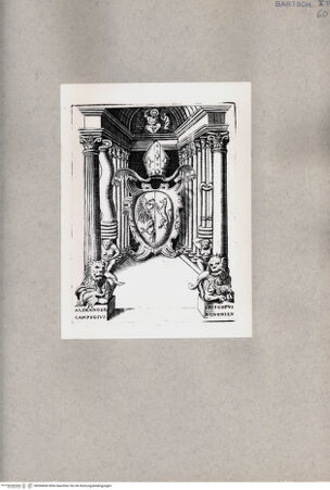 Vorderseite von  [http://creativecommons.org/publicdomain/mark/1.0/] Wappen Alessandro Campeggis, Bischof von Bologna - , bh094666. Foto.