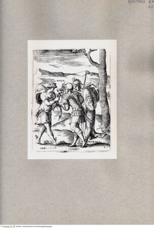 Vorderseite von  [http://creativecommons.org/publicdomain/mark/1.0/] Merkur gibt Odysseus das Moly - , bh094671. Foto.