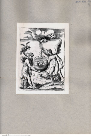 Vorderseite von  [http://creativecommons.org/publicdomain/mark/1.0/] Allegorie - , bh094674. Foto.