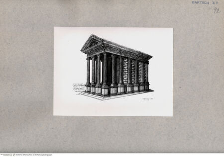 Vorderseite von  [http://creativecommons.org/publicdomain/mark/1.0/] Tempel des Portunus (Tempel der Fortuna Virilis, Santa Maria Egiziaca) - , bh094702. Foto.