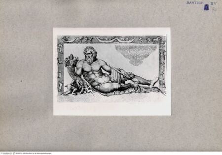 Vorderseite von  [http://creativecommons.org/publicdomain/mark/1.0/] Personifikation des Tiber - , bh094704. Foto.