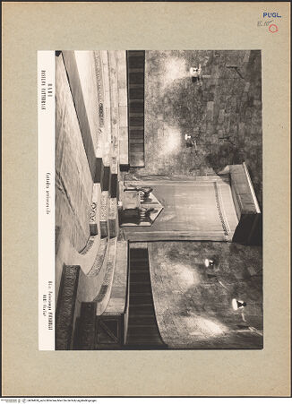 Vorderseite von Ficarelli, Bari [https://www.deutsche-digitale-bibliothek.de/content/lizenzen/rv-ez/] CattedraleVierung, Querhaus und ApsidenPresbyterium (Vierung und Hauptapsis) - Hauptapsis mit Bischofsthron von Südwesten, bh094838_recto. Foto: Ficarelli, Michele.