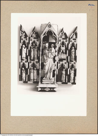 Vorderseite von Ficarelli, Bari [https://www.deutsche-digitale-bibliothek.de/content/lizenzen/rv-ez/] Flügelaltar (Madonna, Heiligen und Szenen aus dem Leben von Maria) - Gesamtansicht, bh094906_recto. Foto: Ficarelli, Michele.