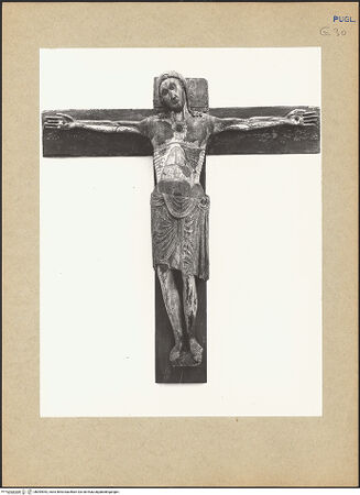 Vorderseite von Foto Julia (Bari) [https://www.deutsche-digitale-bibliothek.de/content/lizenzen/rv-ez/] Kruzifix (Christus Triumphans/Vigilans) - Gesamtansicht, bh094952_recto. Foto.