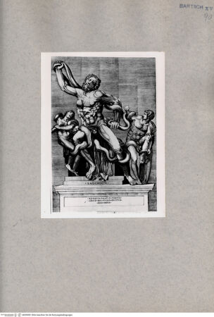 Vorderseite von  [http://creativecommons.org/publicdomain/mark/1.0/] Laokoon - , bh094981. Foto.