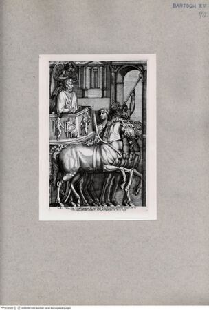 Vorderseite von  [http://creativecommons.org/publicdomain/mark/1.0/] Triumph des Marc Aurel - , bh094984. Foto.