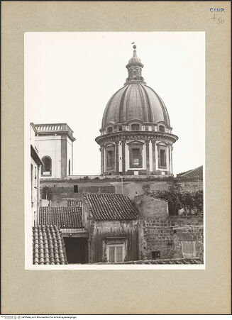 Vorderseite von Bibliotheca Hertziana [https://www.deutsche-digitale-bibliothek.de/content/lizenzen/rv-fz/] Chiesa dell'Annunciata - Ansdicht von Norden, bh095444_recto. Foto: Hutzel, Max.