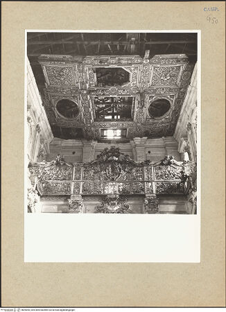 Vorderseite von Bibliotheca Hertziana [https://www.deutsche-digitale-bibliothek.de/content/lizenzen/rv-fz/] Chiesa dell'Annunciata - Empore, bh095445_recto. Foto: Hutzel, Max.