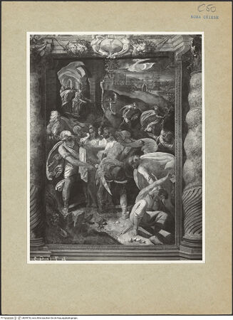 Vorderseite von ICCD [https://www.deutsche-digitale-bibliothek.de/content/lizenzen/rv-ez/] Freskenzyklus zur Passion ChristiGefangennahme Christi - , bh095742_recto. Foto.