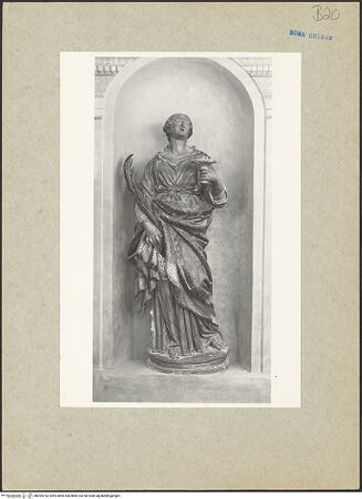 Vorderseite von Sopr. BAS ROMA [https://www.deutsche-digitale-bibliothek.de/content/lizenzen/rv-ez/] Die heilige Luzia - , bh095753_recto. Foto.