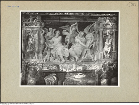 Vorderseite von ICCD [https://www.deutsche-digitale-bibliothek.de/content/lizenzen/rv-ez/] Freskenzyklus zur Passion ChristiProphet und Sibylle - gesamt, bh095763_recto. Foto.