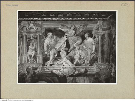 Vorderseite von ICCD [https://www.deutsche-digitale-bibliothek.de/content/lizenzen/rv-ez/] Freskenzyklus zur Passion ChristiProphet und Sibylle - , bh095771_recto. Foto.