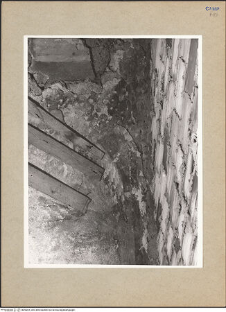 Vorderseite von Hutzel, Max [https://www.deutsche-digitale-bibliothek.de/content/lizenzen/rv-ez/] Himmelfahrt Christi mit Maria, Aposteln und Engeln - Detail: Engel (vor der Übertragung), bh095829_recto. Foto: Hutzel, Max.