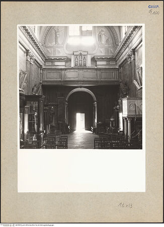 Vorderseite von Hutzel, Max [https://www.deutsche-digitale-bibliothek.de/content/lizenzen/rv-ez/] San Marcello Maggiore - Ansicht nach der Innenfassade, bh095855_recto. Foto: Hutzel, Max.