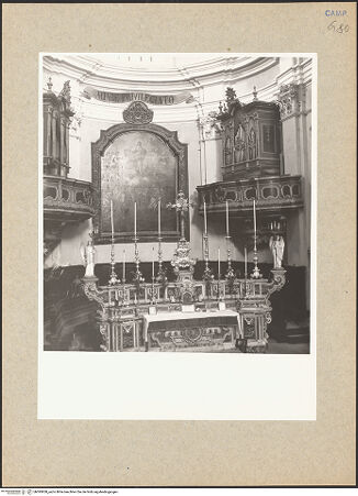 Vorderseite von Hutzel, Max [https://www.deutsche-digitale-bibliothek.de/content/lizenzen/rv-ez/] Sant'Eligio - Chor, bh095858_recto. Foto: Hutzel, Max.