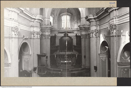 Vorderseite von Hutzel, Max [https://www.deutsche-digitale-bibliothek.de/content/lizenzen/rv-ez/] Sant'Eligio - Mittelschiff, Blick zum Hauptaltar, bh095859_bh095860_recto. Foto: Hutzel, Max.