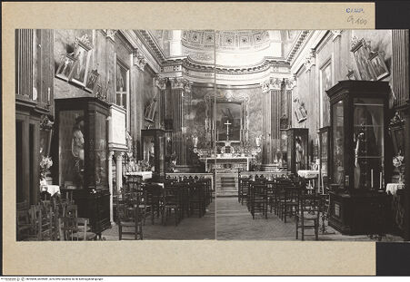 Vorderseite von Hutzel, Max [https://www.deutsche-digitale-bibliothek.de/content/lizenzen/rv-ez/] San Marcello Maggiore - Ansicht nach der Apsis, bh095880_bh095881_recto. Foto: Hutzel, Max.