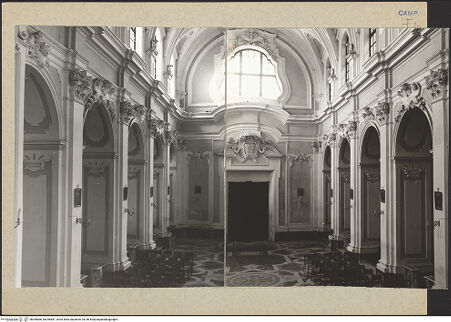 Vorderseite von Hutzel, Max [https://www.deutsche-digitale-bibliothek.de/content/lizenzen/rv-ez/] Seminario - Blick nach dem Eingang, bh095886_bh095887_recto. Foto: Hutzel, Max.