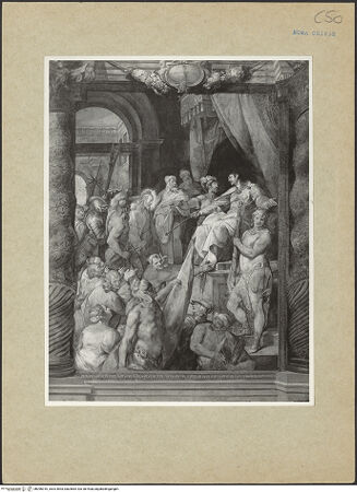 Vorderseite von ICCD [https://www.deutsche-digitale-bibliothek.de/content/lizenzen/rv-ez/] Freskenzyklus zur Passion ChristiChristus vor Kaiphas - , bh096016_recto. Foto.