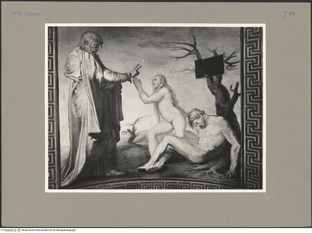 Vorderseite von ICCD [https://www.deutsche-digitale-bibliothek.de/content/lizenzen/rv-ez/] Dekoration der DeckeErschaffung Evas - , bh096418_recto. Foto.