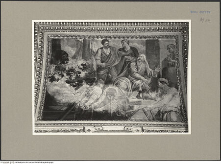 Vorderseite von ICCD [https://www.deutsche-digitale-bibliothek.de/content/lizenzen/rv-ez/] Ausstattung der Cappella Frangipane: Zyklus zum Leben des heiligen Paulus, Propheten und weitere SzenenAuferweckung des Eutychus - , bh096449_recto. Foto.