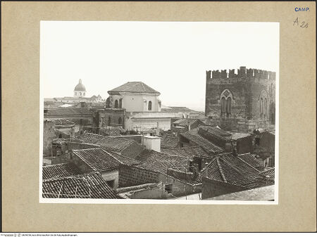 Vorderseite von Hutzel, Max [https://www.deutsche-digitale-bibliothek.de/content/lizenzen/rv-ez/] Ansicht des östlichen Teil der Stadt, bh096766_recto. Foto: Hutzel, Max.