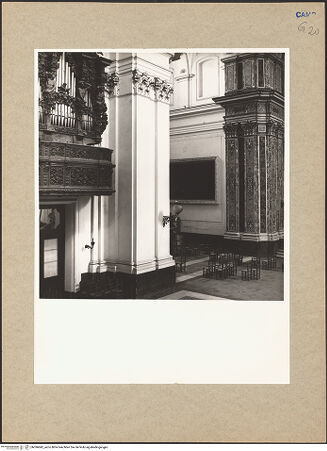 Vorderseite von Hutzel, Max [https://www.deutsche-digitale-bibliothek.de/content/lizenzen/rv-ez/] Annunciata - Pfeiler, bh096842_recto. Foto: Hutzel, Max.