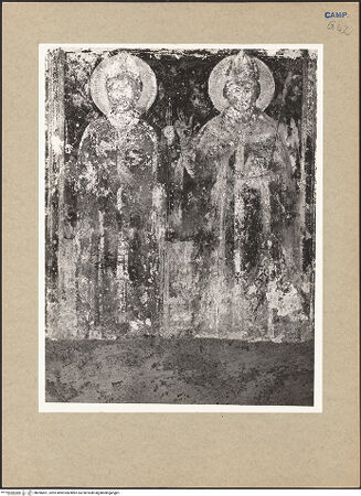 Vorderseite von Hutzel, Max [https://www.deutsche-digitale-bibliothek.de/content/lizenzen/rv-ez/] Zwei Heiligen - Gesamtansicht, bh096851_recto. Foto: Hutzel, Max.