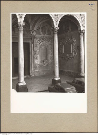 Vorderseite von Hutzel, Max [https://www.deutsche-digitale-bibliothek.de/content/lizenzen/rv-ez/] Annunciata - Atrium, Detail, bh096864_recto. Foto: Hutzel, Max.