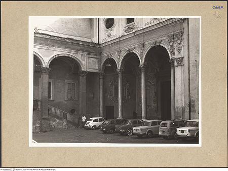 Vorderseite von Hutzel, Max [https://www.deutsche-digitale-bibliothek.de/content/lizenzen/rv-ez/] Annunciata - Nordwestliche Ecke, bh096865_recto. Foto: Hutzel, Max.