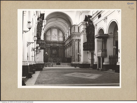 Vorderseite von Hutzel, Max [https://www.deutsche-digitale-bibliothek.de/content/lizenzen/rv-ez/] Annunciata - Ansicht in Richtung Presbyterium, bh096867_recto. Foto: Hutzel, Max.