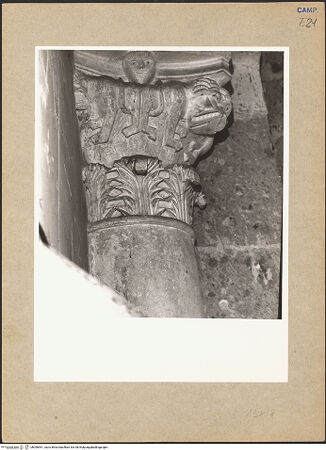 Vorderseite von Hutzel, Max [https://www.deutsche-digitale-bibliothek.de/content/lizenzen/rv-ez/] Kapitelle des Chorumgangs - Kapitell, bh096961_recto. Foto: Hutzel, Max.