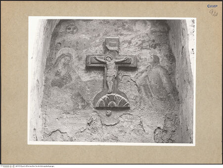 Vorderseite von Hutzel, Max [https://www.deutsche-digitale-bibliothek.de/content/lizenzen/rv-ez/] Kreuzigung - Gesamtansicht, bh097203_recto. Foto: Hutzel, Max.